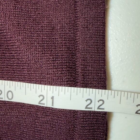 Lauren Ralph Lauren Womens Size Medium Maroon Turtle Neck Embroidered Logo Shirt - Picture 6 of 6